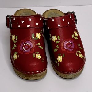 Tessa Clogs- Children's Red Rebecca #6